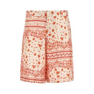 FENDI Floral Print Relaxed Fit Shorts Men PRINTED Pants